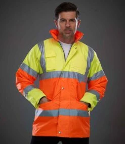 Yoko Hi Vis Contrast Jacket -Outlet Elite Togs Store e13bc97c774d98aa9027e63b85a8e4994dd534d465cfa93b655973d492b8fb24