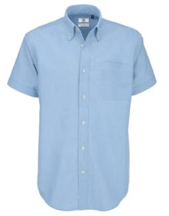 B&C Mens Oxford Short Sleeve Shirt -Outlet Elite Togs Store e36d5f6a17092c9ebb107724974c70f68b18d9a00e7494ddfda80749286c317e