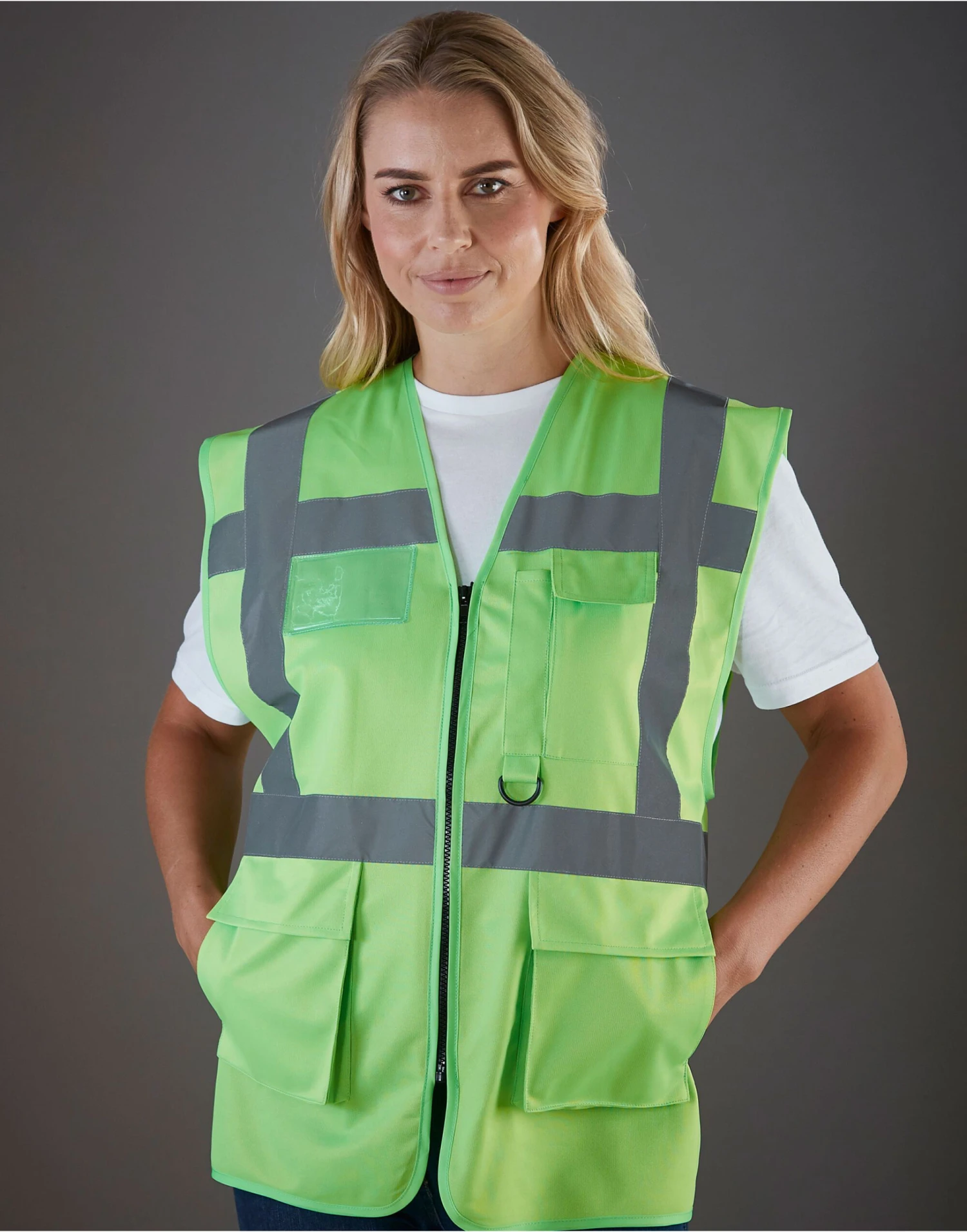 Yoko Hi-Vis Executive Waistcoat 8 Yoko Hi-Vis Executive Waistcoat - Image 8