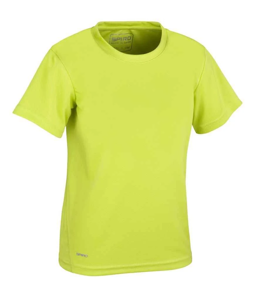 Spiro Junior Quick Dry Short Sleeve T-Shirt 4 Spiro Junior Quick Dry Short Sleeve T-Shirt - Image 4
