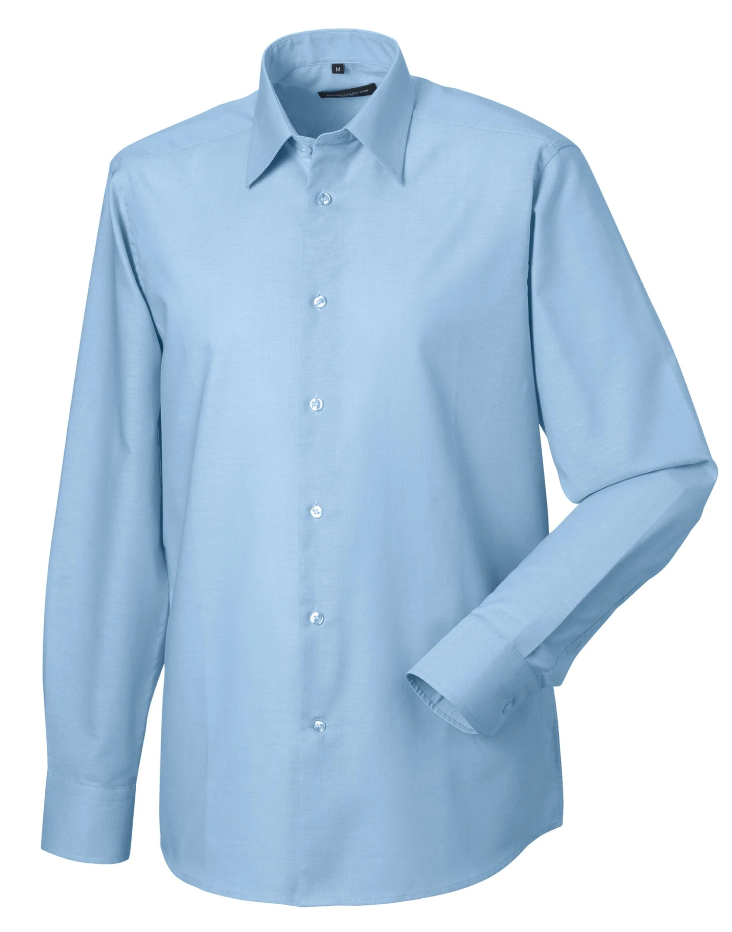 Russell Collection Mens Long Sleeve Tailored Oxford Shirt 5 Russell Collection Mens Long Sleeve Tailored Oxford Shirt - Image 5