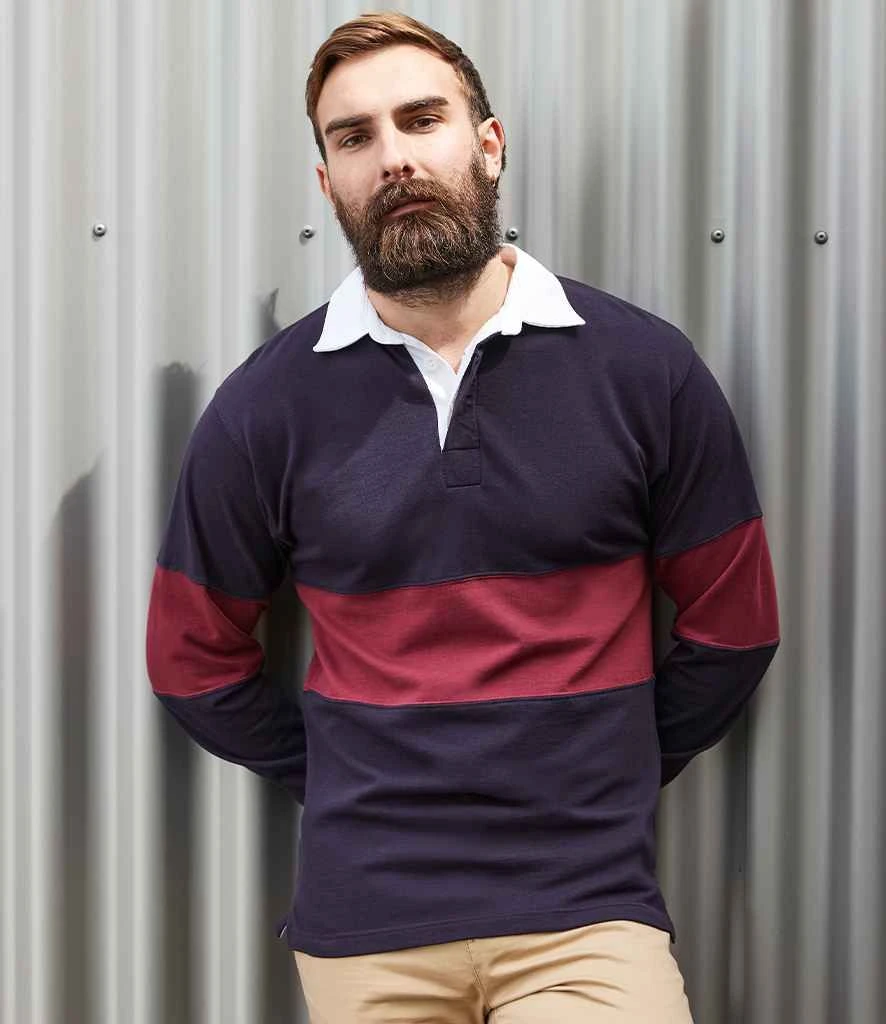 Front Row Panelled Rugby Shirt 2 Front Row Panelled Rugby Shirt - Image 2