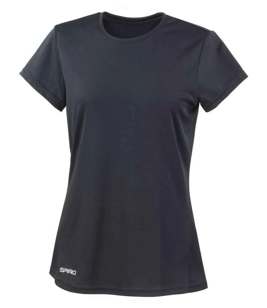 Spiro Ladies' Quick Dry Short Sleeve T-Shirt 3 Spiro Ladies' Quick Dry Short Sleeve T-Shirt - Image 3