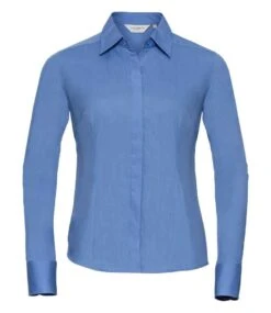 Russell Collection Ladies' Long Sleeve Fitted Polycotton Poplin Shirt 22 Russell Collection Ladies' Long Sleeve Fitted Polycotton Poplin Shirt -Outlet Elite Togs Store fc37d815315e2a1572f06214b2693457e49516754bb3f7e849eab6d2c283189c