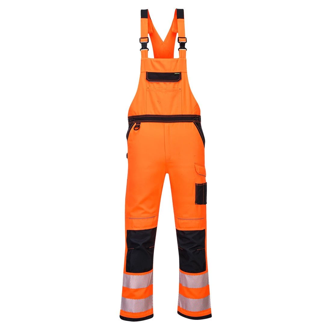 Portwest PW3 Hi-Vis Bib And Brace 1 Portwest PW3 Hi-Vis Bib And Brace