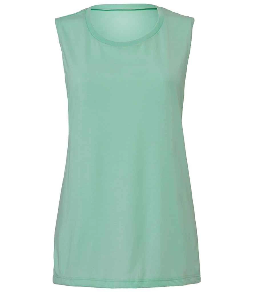 Bella+Canvas Bella Ladies Flowy Scoop Muscle Tank Top 3 Bella+Canvas Bella Ladies Flowy Scoop Muscle Tank Top - Image 3